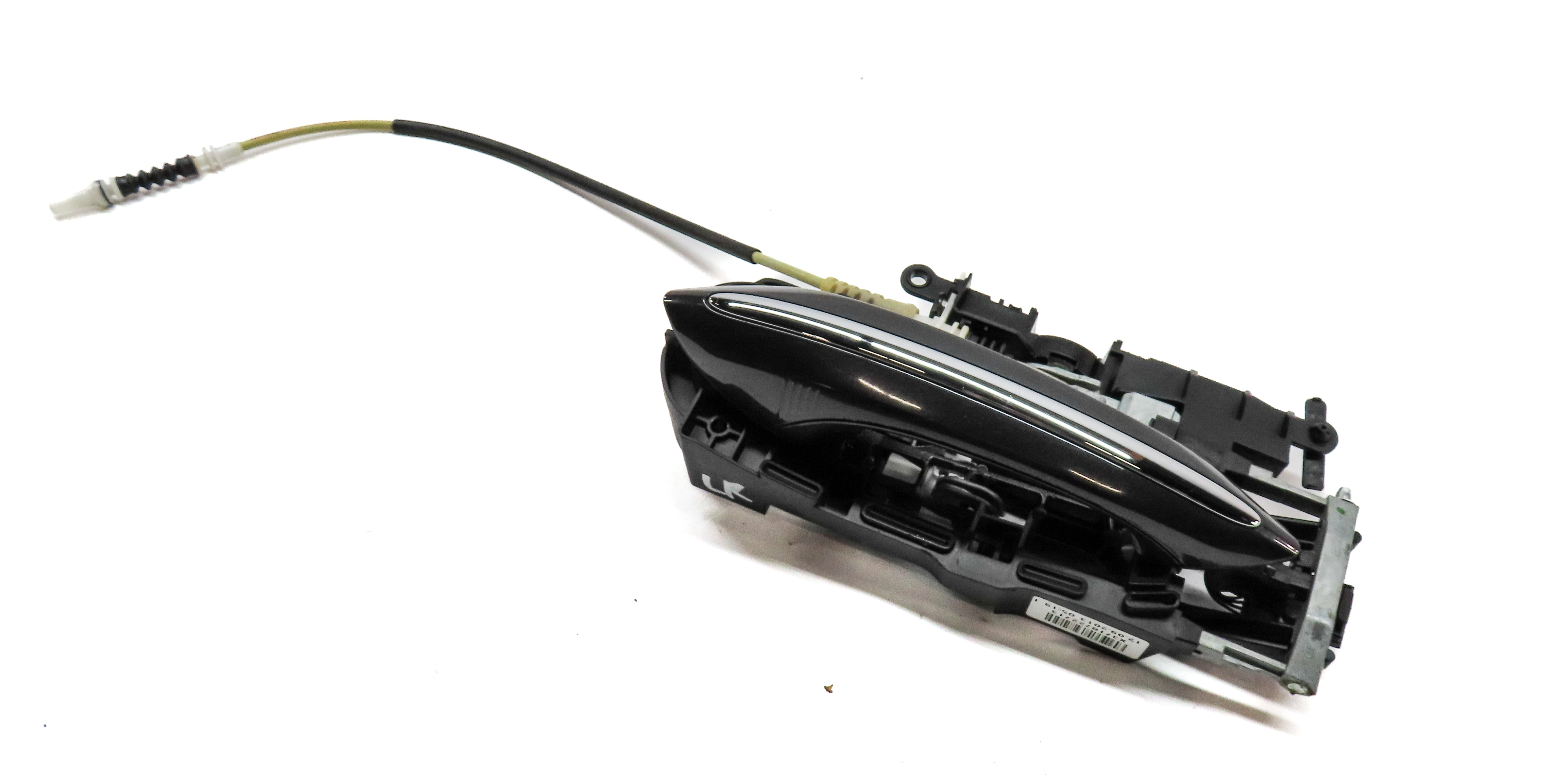 09-18 BMW 528i 535i 550i 740i 750i 760i LEFT REAR COMFORT DOOR HANDLE (GRAY) — exact item pictured